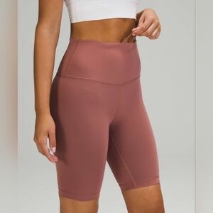 Lululemon Wunder Train High Rise Short 8" Spiced Chai NWT Size 4